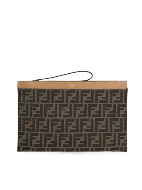 pochete fendi|Fendi medium flat pouch.